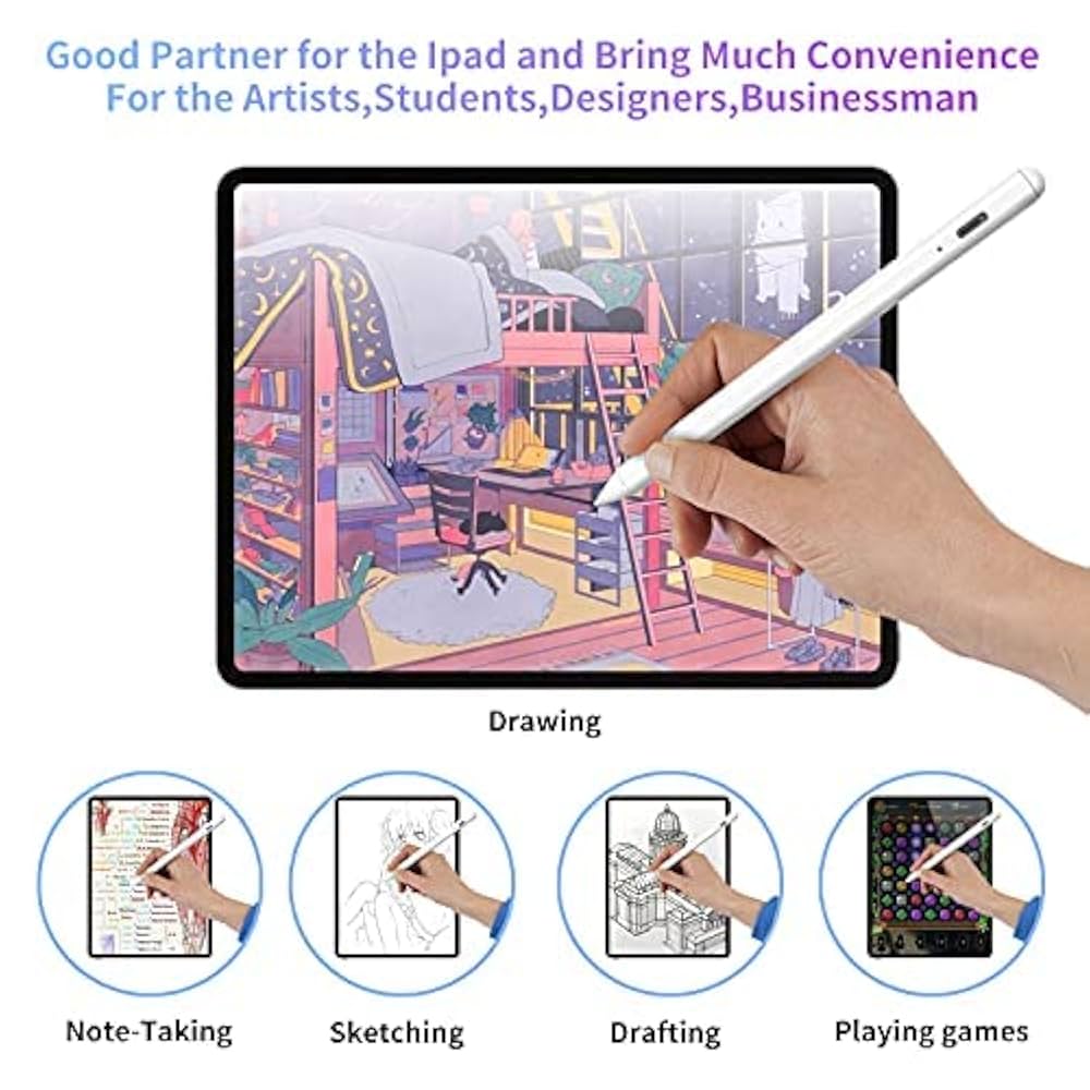 Amazon.com: Apple iPad Pencil 觸控筆:適用於iPad 的Apple Pen